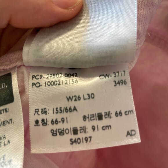 COPY - Levis 501 skinny pink acid wash jeans size 26 - Picture 6 of 7